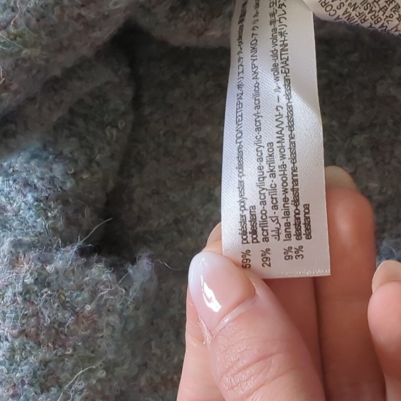 Zara wool rainbow button down grandpa sweater cardigan - Picture 7 of 7